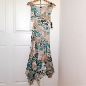 NWT Nordstrom Komarov Crinkle Sleeveless Dress